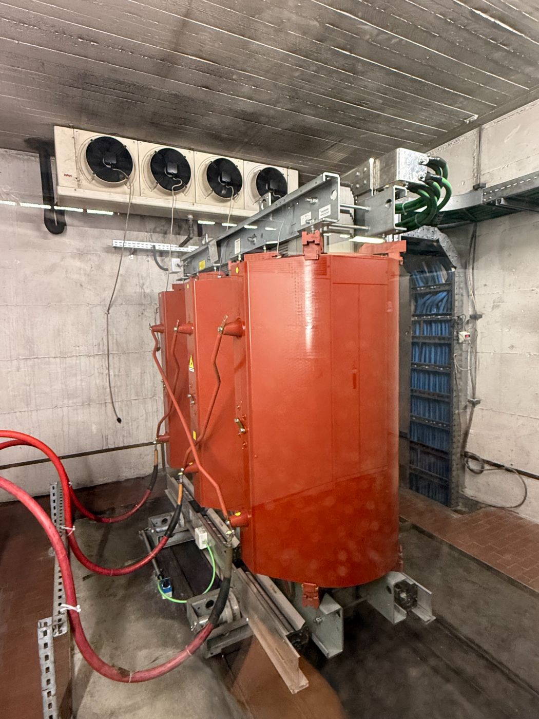 Trasformatore in cabina ventilata